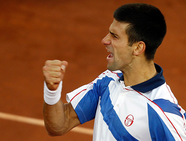 thomaz bellucci x Novak Djokovic tênis maters de madri (Foto: Agência Reuters)