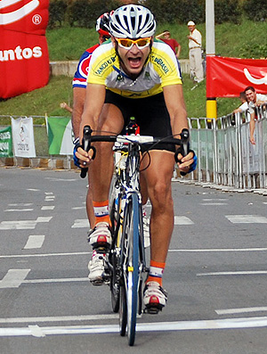 Gregory Panizo - pódio pan-americano de ciclismo (Foto: Luiz Barbosa/ZDL)