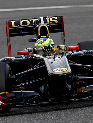 Bruno Senna Lotus F1 (Foto: Lotus Renault GP / LAT/MF2)