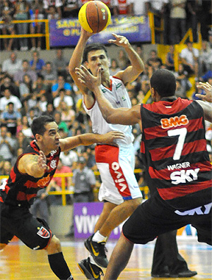 flamengo x franca basquete nbb (Foto: Newton Nogueira/LNB)