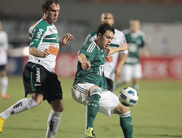 Kleber na partida do Palmeiras contra o Coritiba (Foto: Ag. Estado)