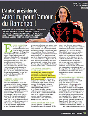 patricia amorim entrevista L’Equipe  (Foto: Reprodução/Site oficial)