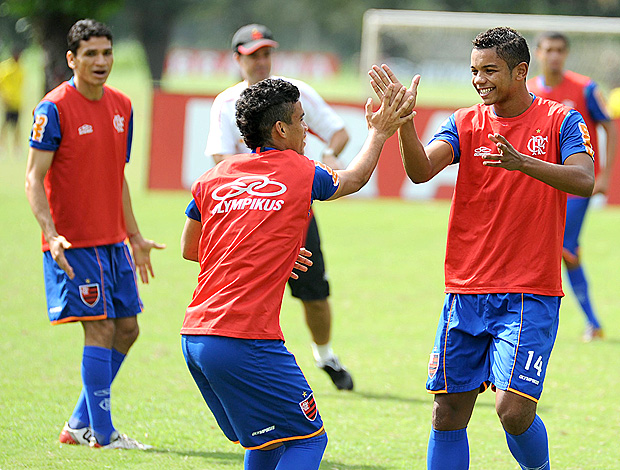 David Vander treino Flamengo (Foto: Alexandre Vidal / Fla Imagem)