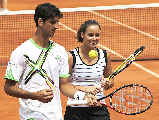 Thomaz Bellucci tênis Jarmila Gajdosova Roland Garros dupla mista (Foto: EFE)