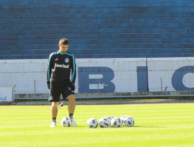 André Lima treino Grêmio (Foto: Alexandre Alliatti / Globoesporte.com)