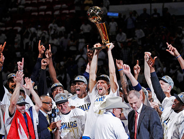 basquete nba dirk nowitzki  dallas mavericks campeão NBA (Foto: agência Reuters)