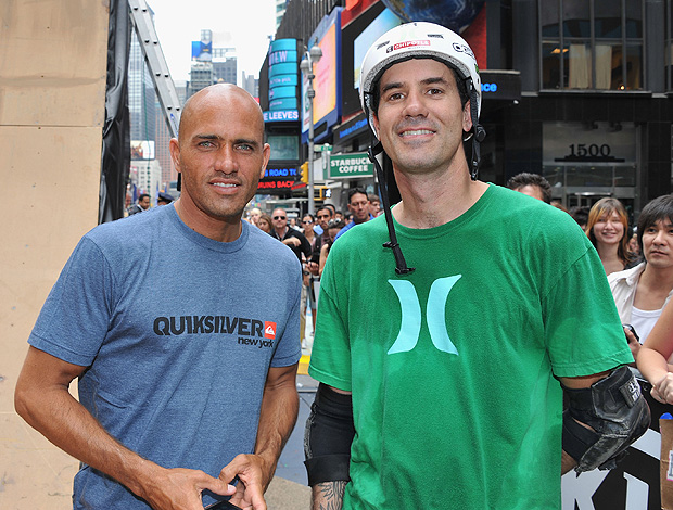  skate  Air In The Square BMX Bob Burnquist  Kelly Slater (Foto: Getty Images)
