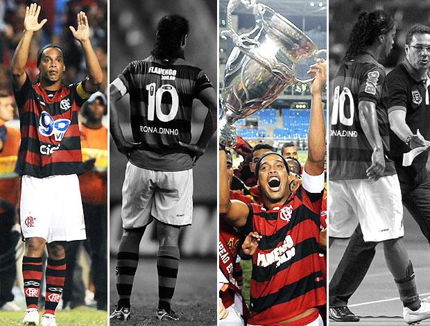 montagem Ronaldinho Gaúcho momentos (Foto: Editoria de Arte / GLOBOESPORTE.COM)