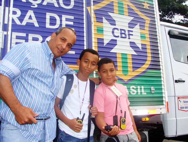 família baiana seleção brasileira (Foto: Marcio Iannacca/Globoesporte.com)
