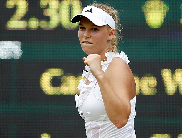 Caroline Wozniacki tênis Wimbledon 3r (Foto: Reuters)