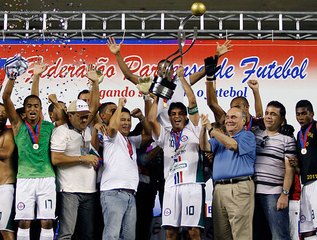 Independente do Tucurí comemora o Campeonato Paraense  (Foto: Ag. Estado)