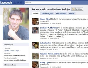 Mariano Andujár facebook (Foto: reprodução)