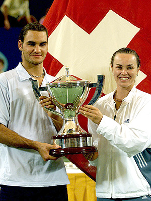 Roger Federer Martina Hingis Copa Hopman 2001 (Foto: Getty Images)
