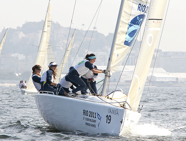 Martine Grael vela Fleet feminina Jogos Mundiais Militares (Foto: Divulgação)