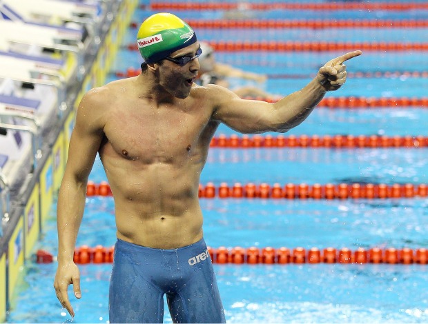 Bruno Fratus 50m livre semifinal Mundial de Xangai natação (Foto: Getty Images)