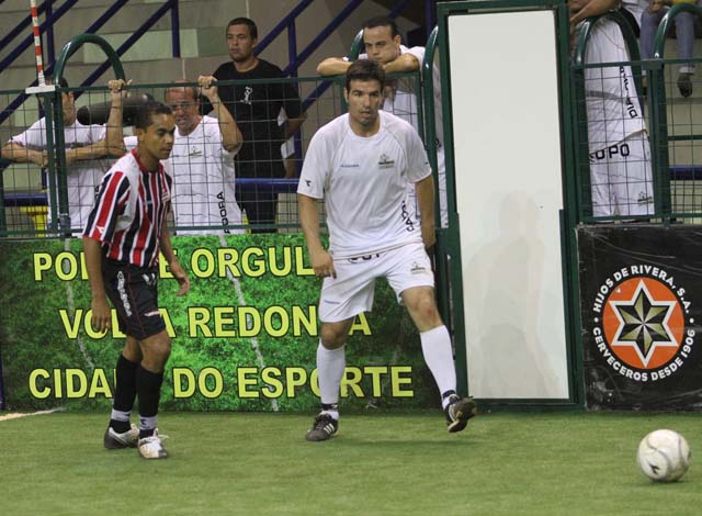 Santos e São Paulo no showbol (Foto: Divulgação)
