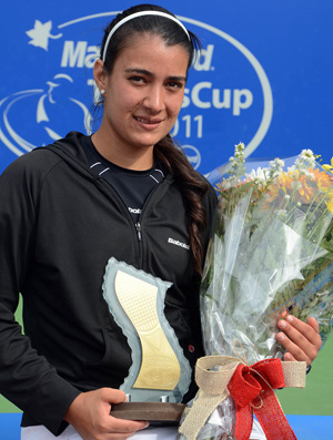 Veronica Cepede Royg Campos do Jordão tênis troféu (Foto: Divulgação)