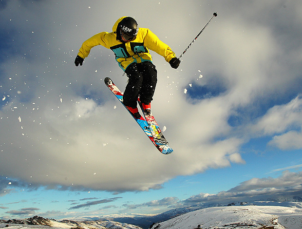 ian borgeson ski jump nova zelândia (Foto: agência Getty Images)