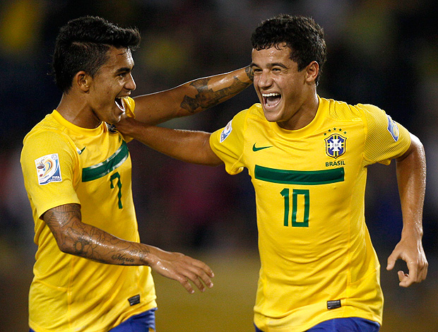 Philippe Coutinho gol Brasil x Panamá sub-20 (Foto: AP)