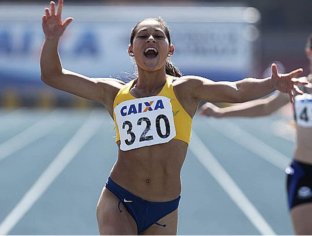 Ana Claudia Lemos no troféu brasil de atletismo (Foto: Wagner Carmo/  CBAt)