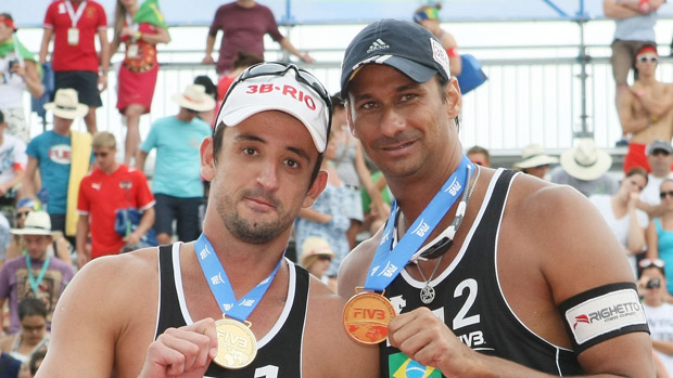 Pedro Cunha e Ricardo conquistam o Grand Slam na Áustria, de Vôlei de Praia (Foto: Divulgação/FIVB)