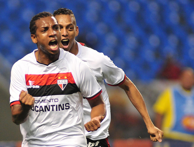 Anselmo comemora, Flamengo x Altético-GO (Foto: Wallace Teixeira/Agência Estado)