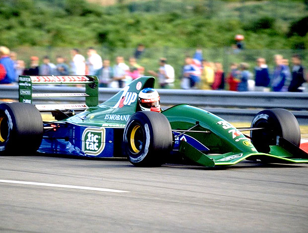 Michael Schumacher na estreia da F1 na Benetton em 1991 (Foto: Divulgação)