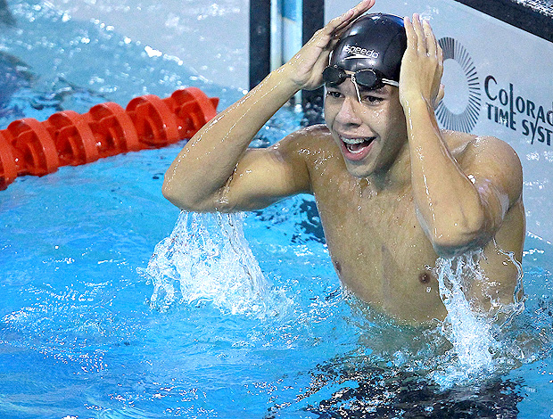 arthur mendes filho natação bronze mundial junior (Foto: Satiro Sodré / CBDA)