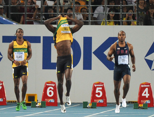 Mundial de Atletismo - Usain Bolt queima a largada (Foto: AFP)