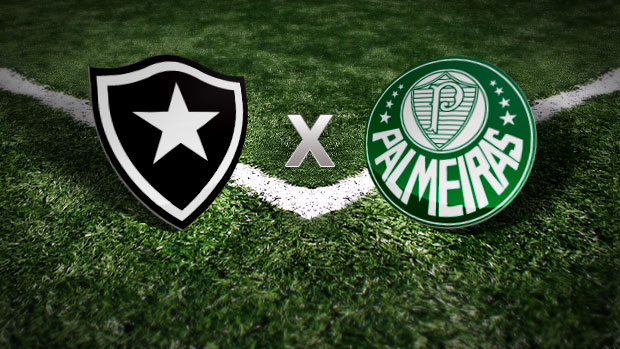 Fique ligado no jogão Botafogo 0 x 0 Palmeiras (Editoria de Arte/Globoesporte.com)