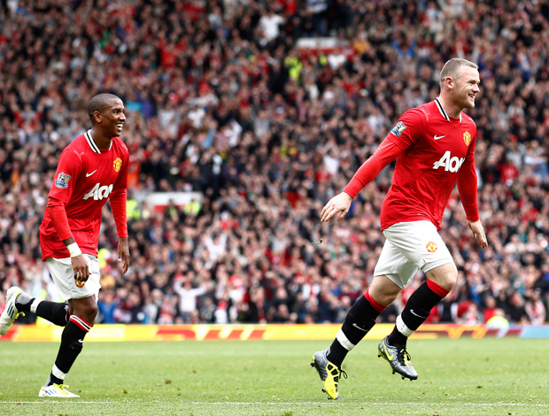 Ronney comemora, Manchester United x Arsenal (Foto: AP)