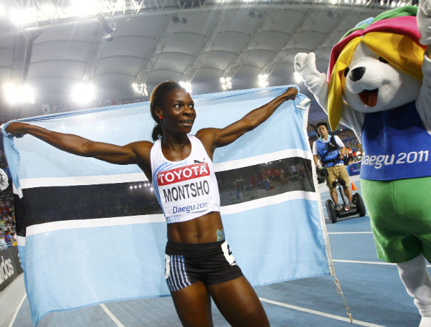 Amantle Montsho garante ouro no Mundial de Altetismo (Foto: Reuters)