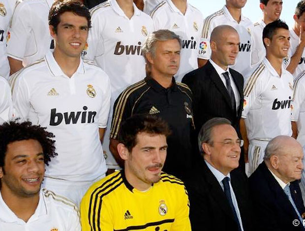 Time do Real Madrid (Foto: Reprodução/Site Oficial do Real Madrid)