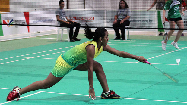 Atleta piauiense de Badminton (Foto: Divulgao)