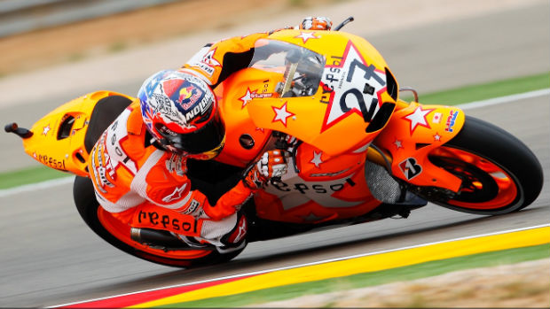 Casey Stoner em Aragón (Foto: Divulgação/MotoGP)