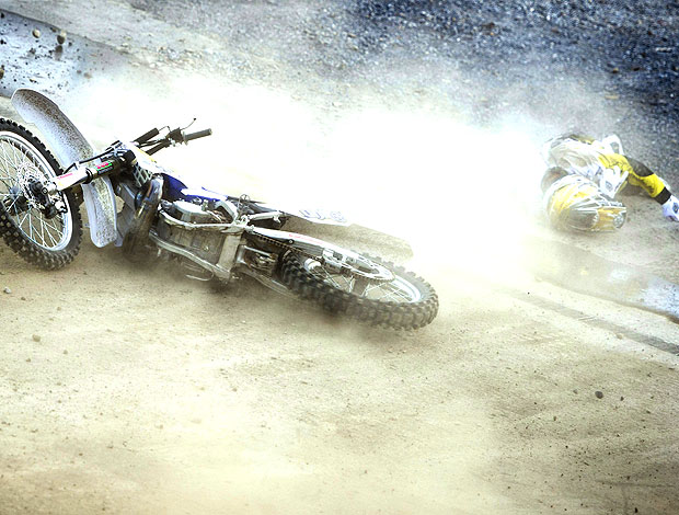 Maikel Melero sofre acidente de motocross na Suíça (Foto: EFE)