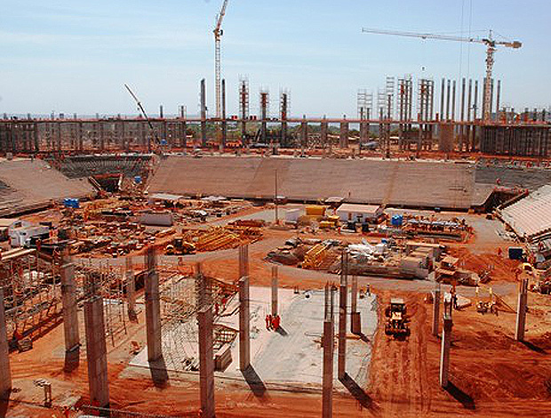 brasilia estádio copa 2014 obras (Foto: Divulgação/Fifa.com)