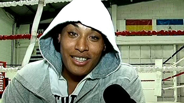 Hanna Gabriels é fã de Ronaldinho Gaúcho (Foto: Reprodução SporTV)