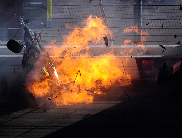 Formula Indy - Acidente Dan Wheldon (Foto: Getty Images)