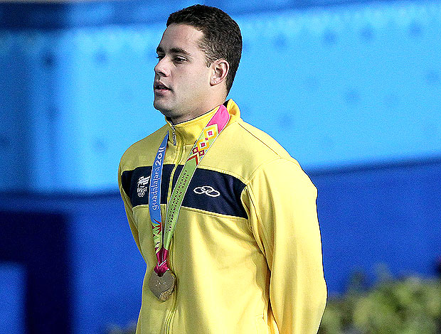 thiago pereira medalha bronze pan-americano  natação (Foto: Satiro Sodré/Agif)