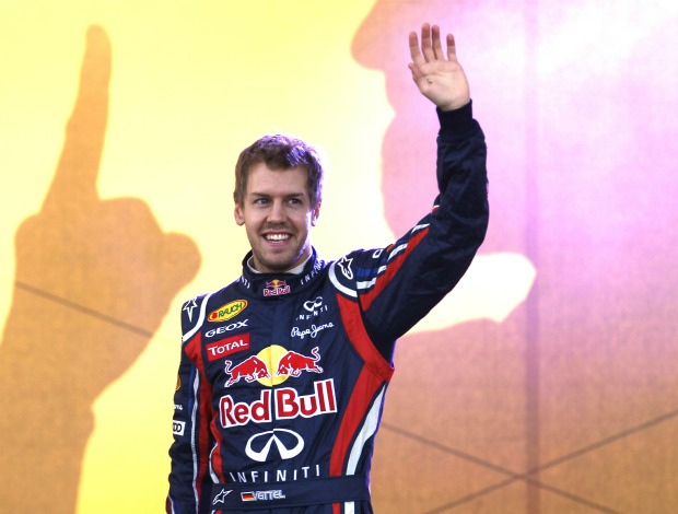 Sebastian Vettel exibição Fórmula 1 Heppenheim (Foto: Reuters)
