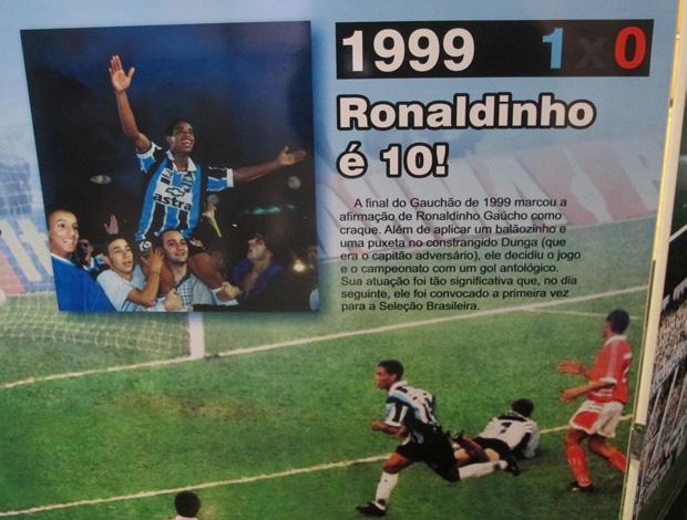 Ronaldinho Memorial Grêmio (Foto: Janir Junior/Globoesporte.com)