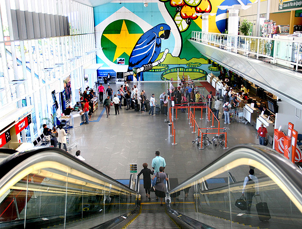 Aeroporto Marechal Rondon de Cuiabá (Foto: Diogo Carvalho / Secopa-MT)