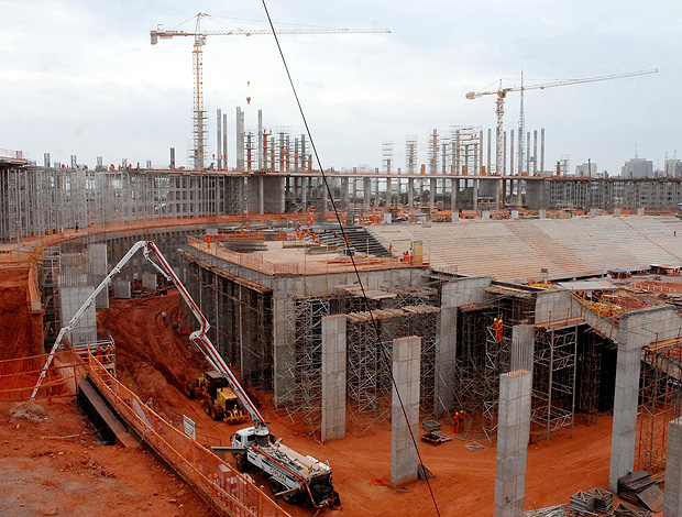 Fotos do Estádio Nacional de Brasília (Foto: Divulgação)