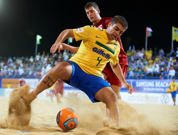 Futebol de Areia Brasil Suíça Betinho (Foto: BSW/divulgação)