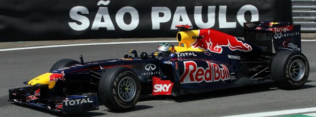 fórmula 1 Sebastian Vettel no treino livre para o GP do Brasil (Foto: Reuters)