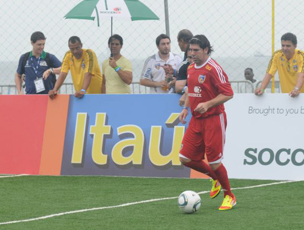 Marcelo Salas no Soccerex (Foto: André Durão/Action Images)