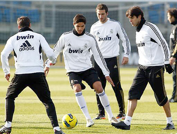 Kaká no treino do Real Madrid (Foto: Divulgação / Site Oficial do Real Madrid)