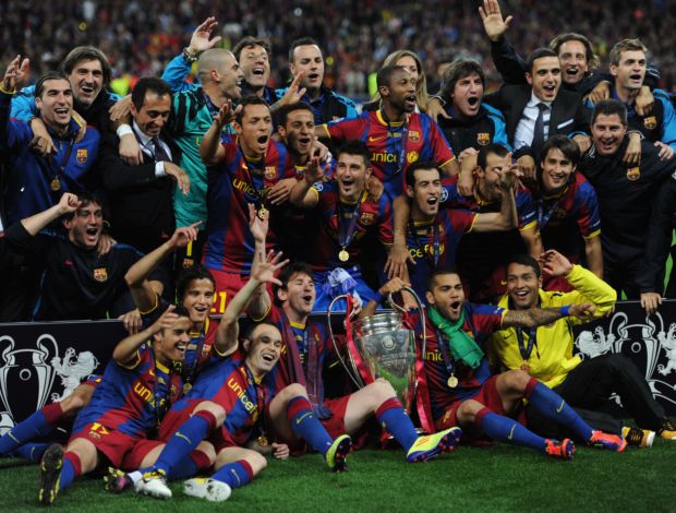 Barcelona troféu Liga dos Campeões (Foto: Getty Images)