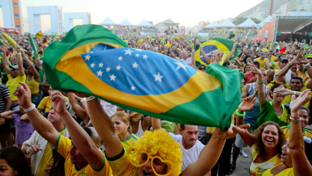 Fan Fest do Rio de Janeiro durante Copa do Mundo de 2010 (Foto: Divulgação)